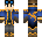 steampunk kid blue