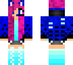 blue and pink kitten