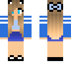 blue cat girl
