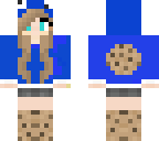 blue cookie girl