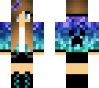 blue creeper girl