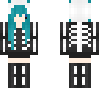 blue emo chibi