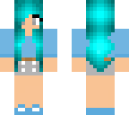blue farm girl