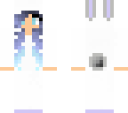 blueish ombre in bunny onesie