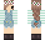 braid overall girl