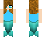 brown-haired mermaid