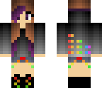 cute rainbow dubstep girl