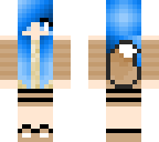 eevee with blue hair