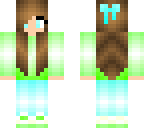 green blue girl