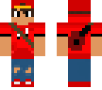 guitar guy red outfit