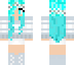 icy blue girl