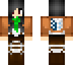 if mikasa had a green scarf