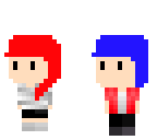 nicole and dante - mini figures