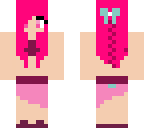 pink beach girl