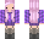 purple chibi girl