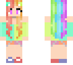 rainbow cat girl