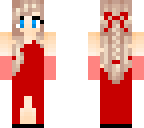 red dress