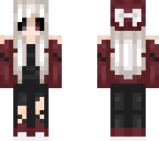 white haired girl edit
