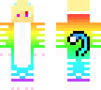 blonde rainbow cat