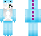 blue dino onesie