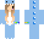 blue dino onesie