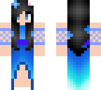blue dress