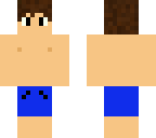boy with swim suit