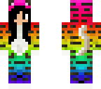 cat girl rainbow