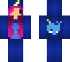 cute lil' narwhal girl pink hair
