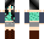 cute turquoise girl