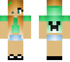 edit of cute creeper girl