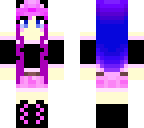 edited cotton candy cat girl