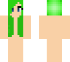 green haired skin base