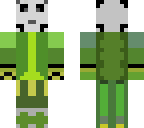 green skeleton man thing