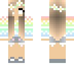 herobrine pastel rainbow girl