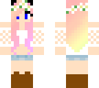 kawaii flower cat girl
