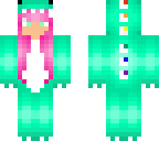 mint dino girl