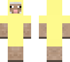 pastel yellow sheep