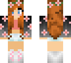 pink flower girl