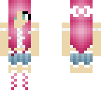 pink haired girl