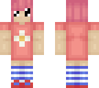 pink haired villager girl