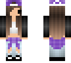 purple chibi tomboy - jujubozzaa