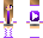 purple gamer girl