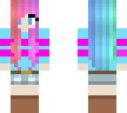 rainbow hair frisk from undertale
