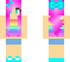 rainbow summer girl
