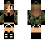 short haired army girl