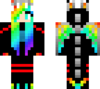 black rainbow dragon edited