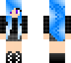 blue checker girl