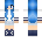 blue girl