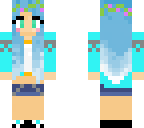blue girl